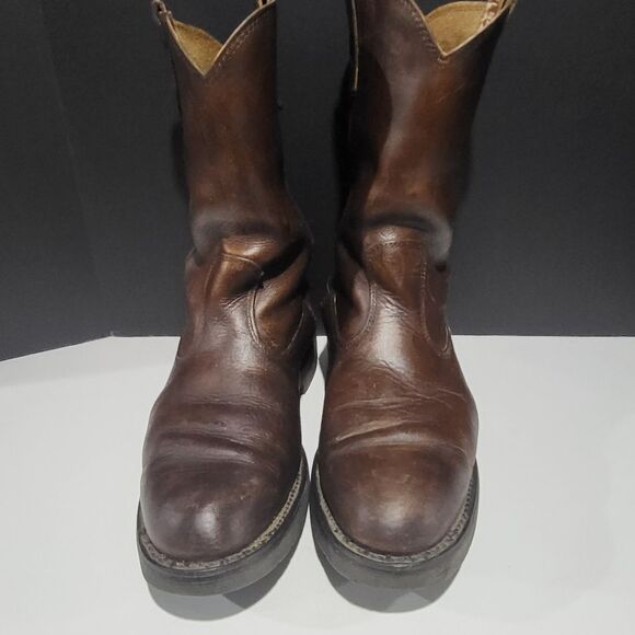 Santa Fe Men's Leather Oil Resistant Work Boots - Picture 9 of 14